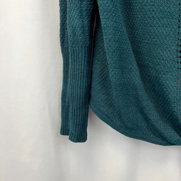 LC Lauren Conrad Womens Green Knitted Turtleneck Pullover Sweater Size Small - Picture 5 of 9